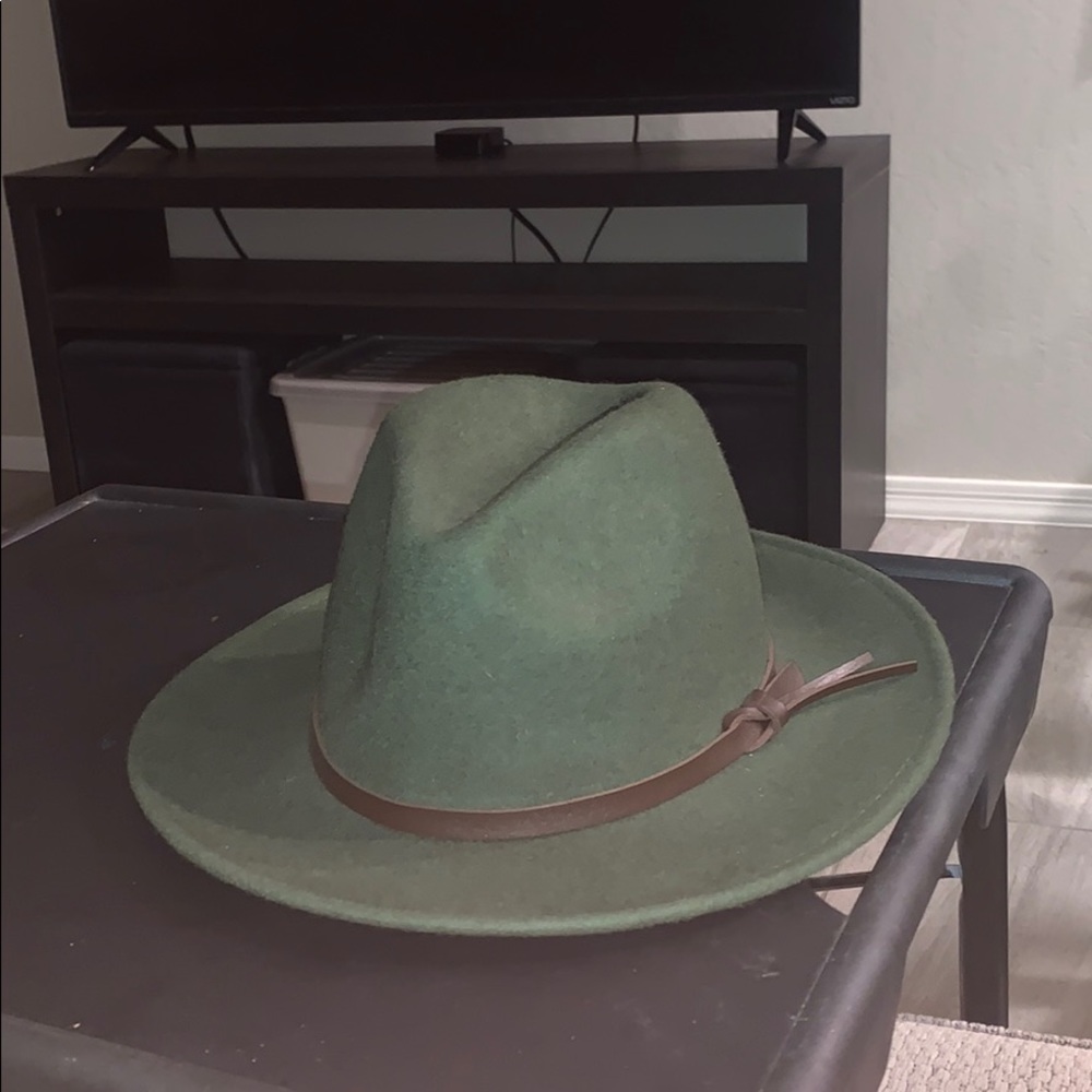 Forest green hat